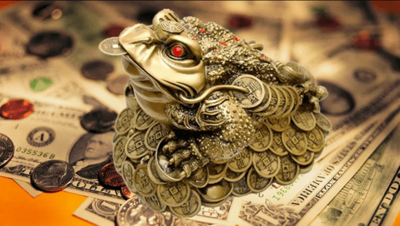 money toad as a good luck charm