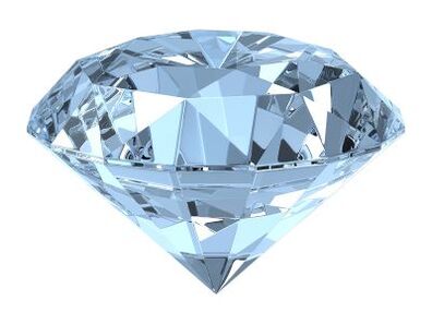 diamond as a charm of well-being