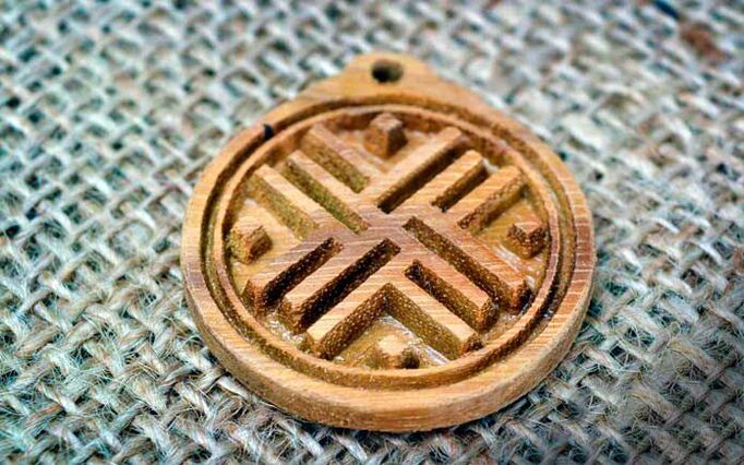 wooden charms for health